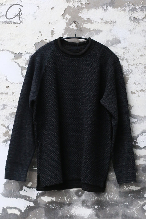 DEVOA 24 Autumn and Winter Knitted Pullover Sweater DVA-KTS-MCLL-DEEP SEA KTS-MCLL